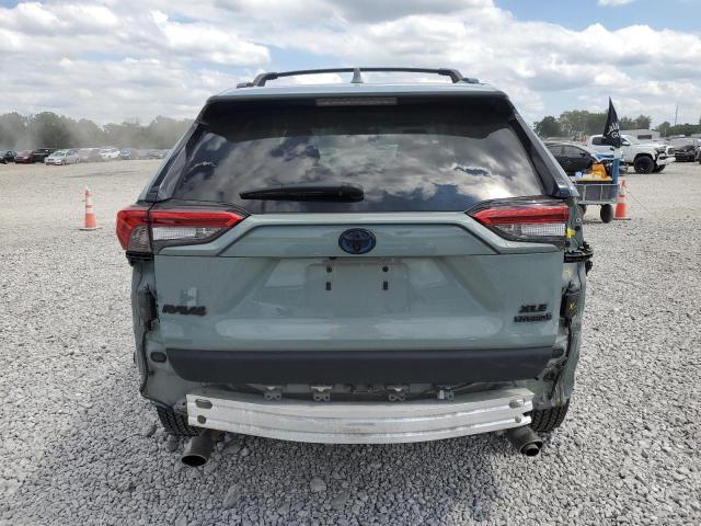 2T3RWRFV4LW065737 - 2020 TOYOTA RAV4 XLE GREEN photo 6