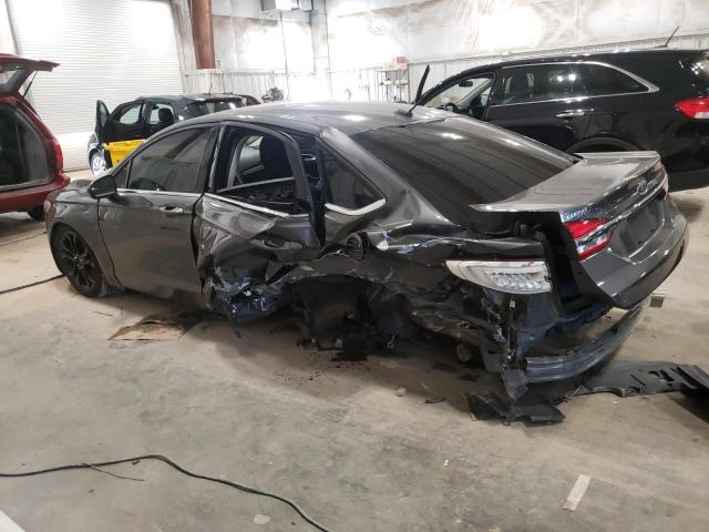 3FA6P0HD1JR267779 - 2018 FORD FUSION SE GRAY photo 2