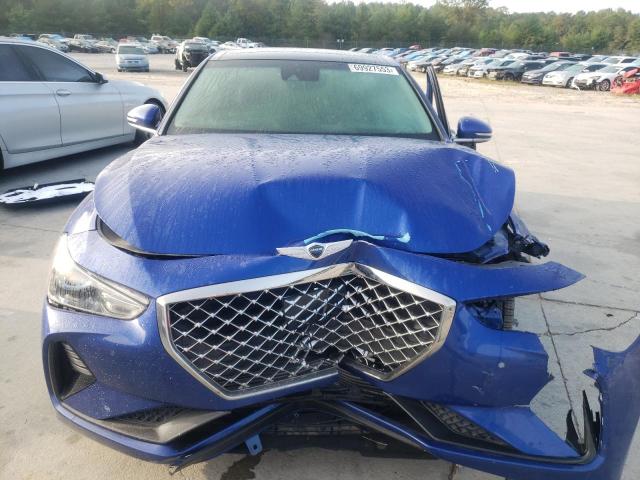 KMTG34LA7KU026982 - 2019 GENESIS G70 ELITE BLUE photo 5