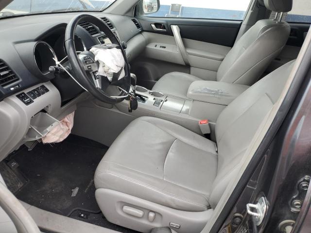 5TDBK3EH2DS211352 - 2013 TOYOTA HIGHLANDER BASE ნაცრისფერი ფოტო 7