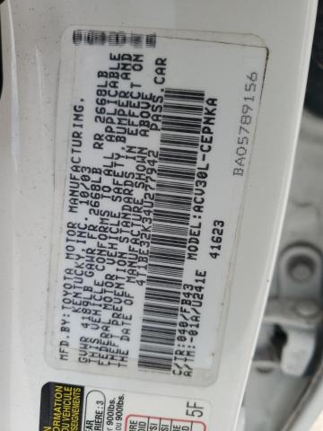 4T1BE32K34U277942 - 2004 TOYOTA CAMRY LE Білий фото 13