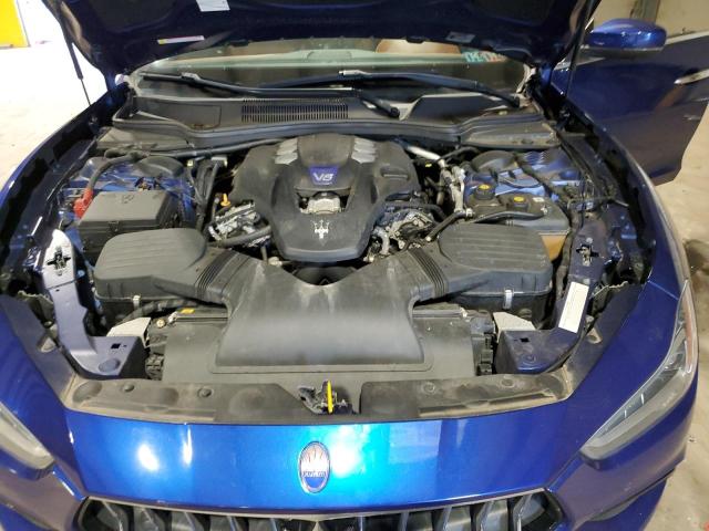 ZAM57YTS2K1315906 - 2019 MASERATI GHIBLI S ლურჯი ფოტო 11