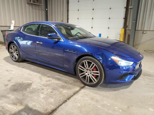 ZAM57YTS2K1315906 - 2019 MASERATI GHIBLI S ლურჯი ფოტო 4