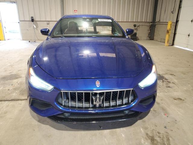 ZAM57YTS2K1315906 - 2019 MASERATI GHIBLI S ლურჯი ფოტო 5