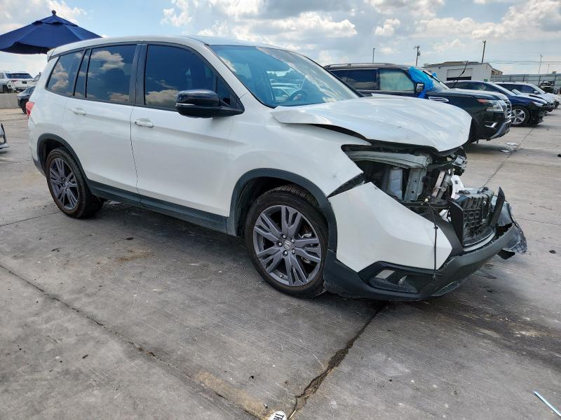 5FNYF7H57MB002751 - 2021 HONDA PASSPORT EXL Weiß Foto 4