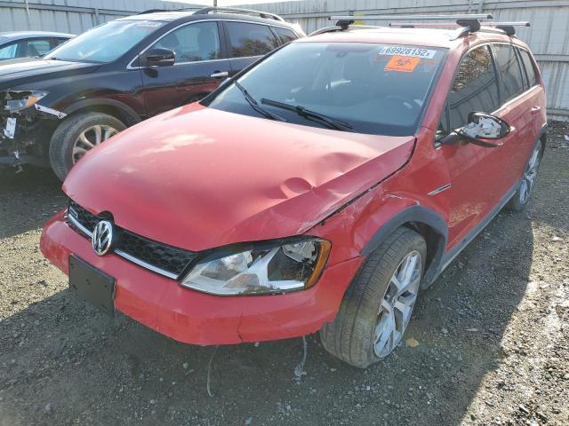 3VWH17AU5HM515270 - 2017 VOLKSWAGEN GOLF ALLTR S RED photo 2