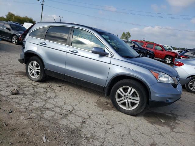 5J6RE4H73AL031058 - 2010 HONDA CR-V EXL BLUE photo 4