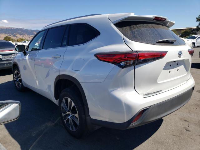 5TDGZRBH8NS236878 - 2022 TOYOTA HIGHLANDER XLE WHITE photo 2
