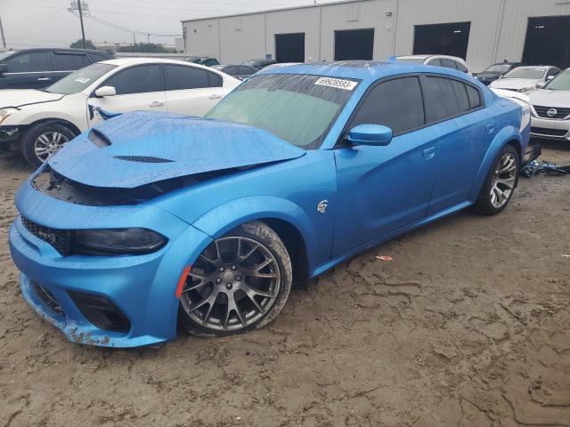 2C3CDXL90LH116047 - 2020 DODGE CHARGER SRT HELLCAT BLUE photo 1