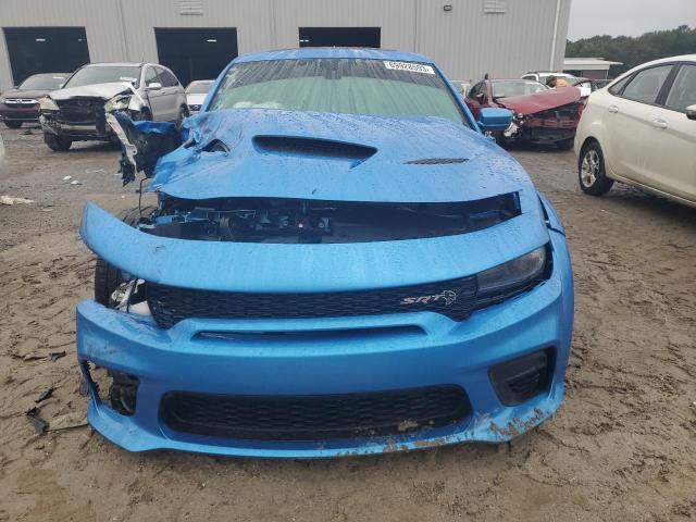 2C3CDXL90LH116047 - 2020 DODGE CHARGER SRT HELLCAT BLUE photo 5