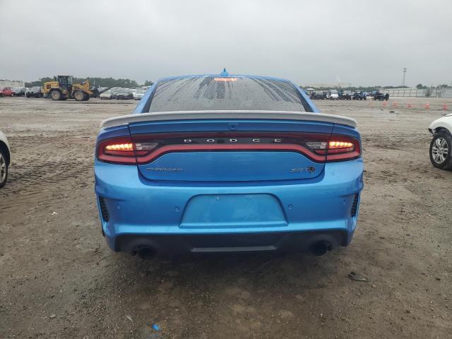 2C3CDXL90LH116047 - 2020 DODGE CHARGER SRT HELLCAT BLUE photo 6