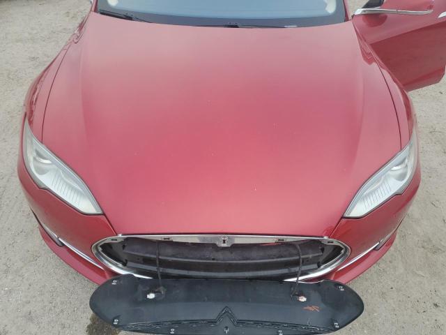 5YJSA1H2XEFP64903 - 2014 TESLA MODEL S Կարմիր լուսանկար 11