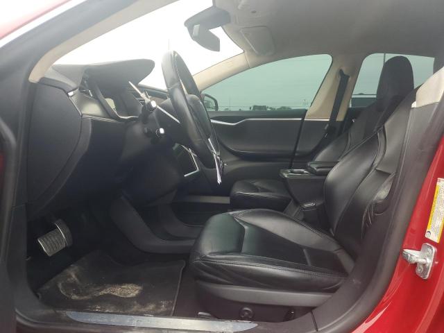 5YJSA1H2XEFP64903 - 2014 TESLA MODEL S Կարմիր լուսանկար 7