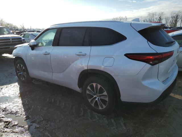 5TDGZRBH9NS186945 - 2022 TOYOTA HIGHLANDER XLE თეთრი ფოტო 2