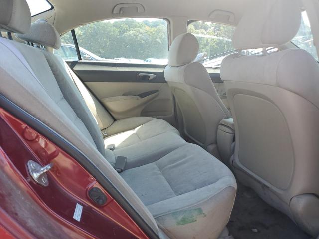 2HGFA1F52AH530873 - 2010 HONDA CIVIC LX წითელი ფოტო 10