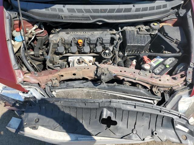 2HGFA1F52AH530873 - 2010 HONDA CIVIC LX წითელი ფოტო 11