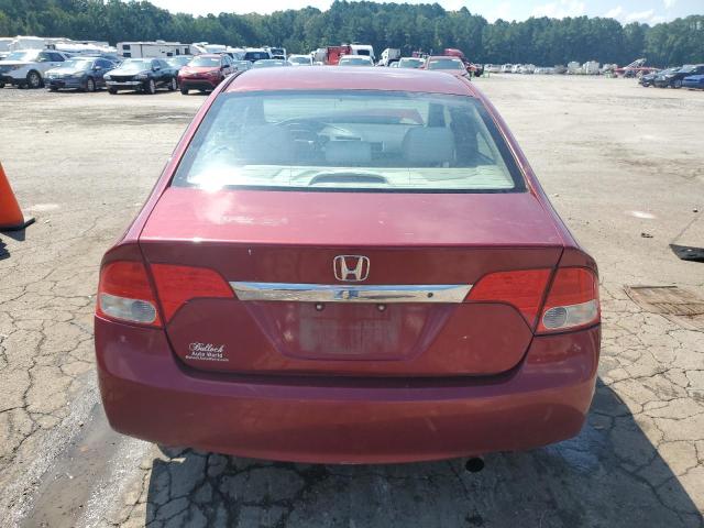 2HGFA1F52AH530873 - 2010 HONDA CIVIC LX წითელი ფოტო 6
