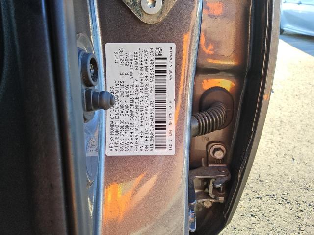 2HGFC2F64LH510233 - 2020 HONDA CIVIC LX GRAY photo 12