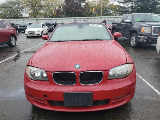 WBAUL73548VJ73959 - 2008 BMW 128 I RED photo 5