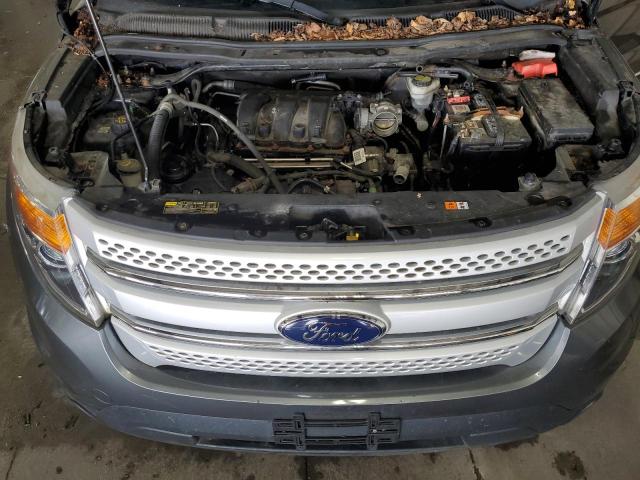 1FMHK8D84BGA89573 - 2011 FORD EXPLORER XLT GRAY photo 12