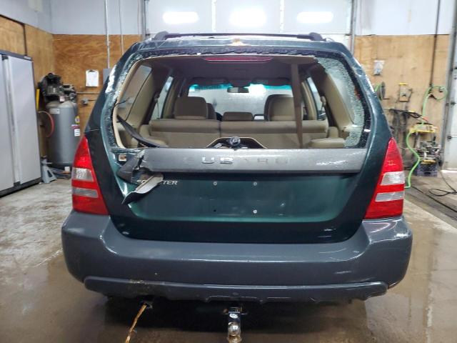 JF1SG63624G717235 - 2004 SUBARU FORESTER 2.5X GREEN photo 6
