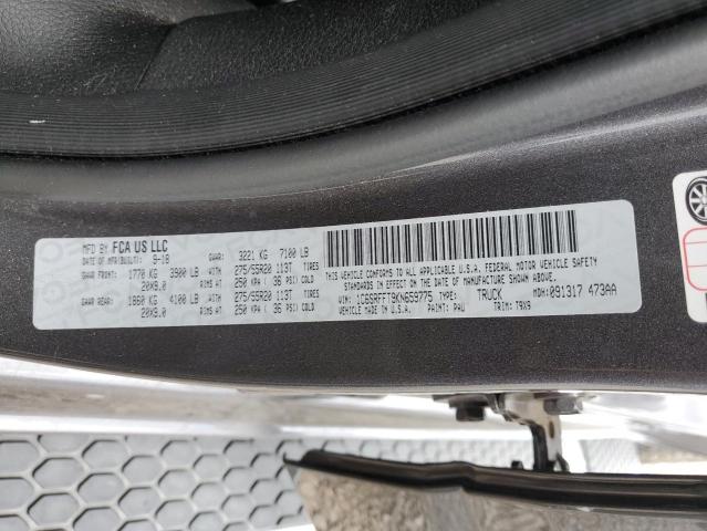 1C6SRFFT9KN659775 - 2019 RAM 1500 BIG HORN/LONE STAR GRAY photo 13