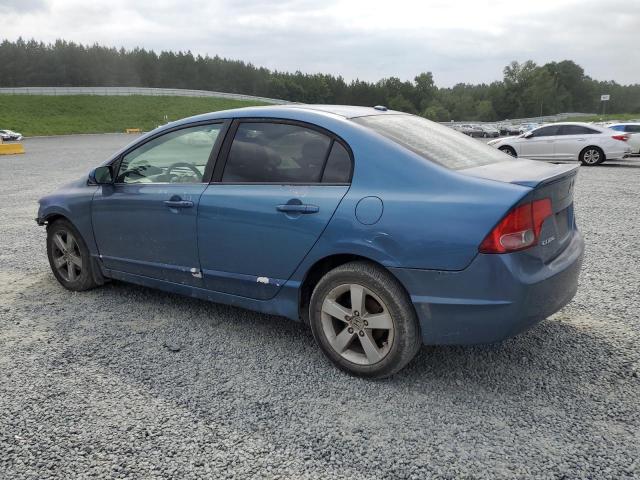 1HGFA16877L028270 - 2007 HONDA CIVIC EX BLUE photo 2