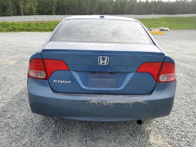 1HGFA16877L028270 - 2007 HONDA CIVIC EX BLUE photo 6