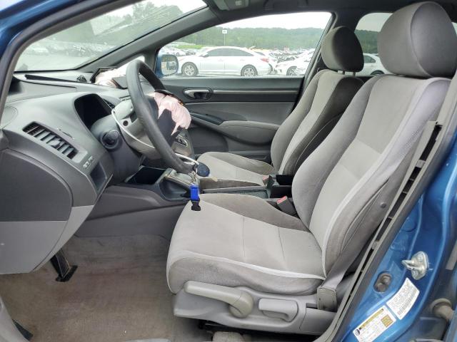 1HGFA16877L028270 - 2007 HONDA CIVIC EX BLUE photo 7