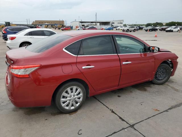 3N1AB7AP4DL675364 - 2013 NISSAN SENTRA S RED photo 3