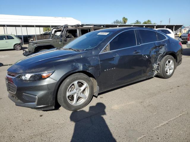 1G1ZB5ST1JF202696 - 2018 CHEVROLET MALIBU LS BLACK photo 1