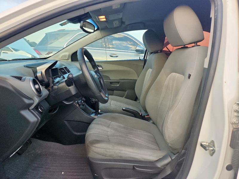 1G1JC5SHXC4153907 - 2012 CHEVROLET SONIC LT WHITE photo 7