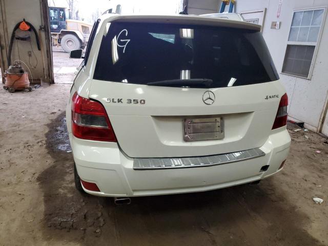 WDCGG8HB9AF260677 - 2010 MERCEDES-BENZ GLK 350 4MATIC WHITE photo 6