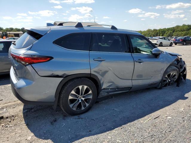 5TDHZRBH5MS128091 - 2021 TOYOTA HIGHLANDER XLE Azul foto 3