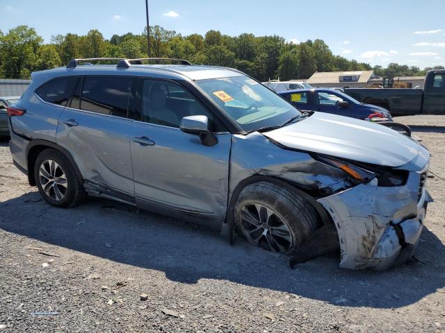 5TDHZRBH5MS128091 - 2021 TOYOTA HIGHLANDER XLE Azul foto 4