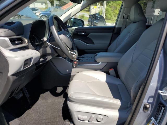 5TDHZRBH5MS128091 - 2021 TOYOTA HIGHLANDER XLE Azul foto 7