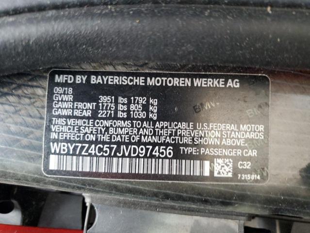WBY7Z4C57JVD97456 - 2018 BMW I3 REX RED photo 14