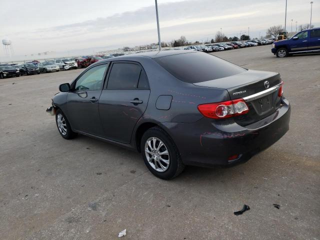 2T1BU4EEXBC613308 - 2011 TOYOTA COROLLA BASE GRAY photo 2