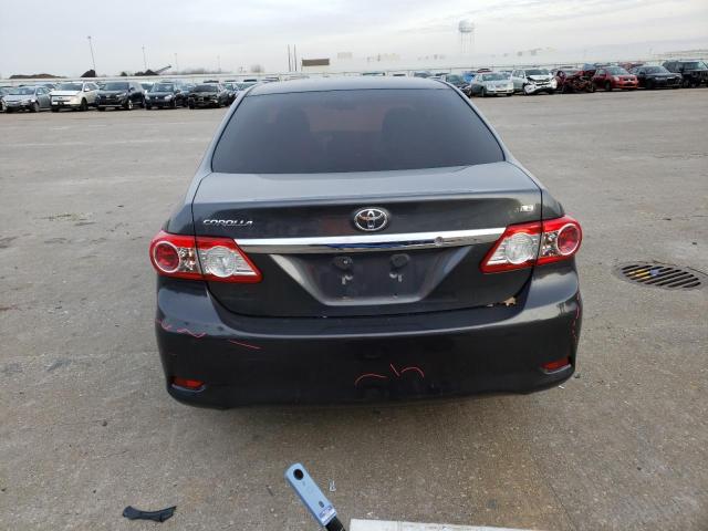 2T1BU4EEXBC613308 - 2011 TOYOTA COROLLA BASE GRAY photo 6