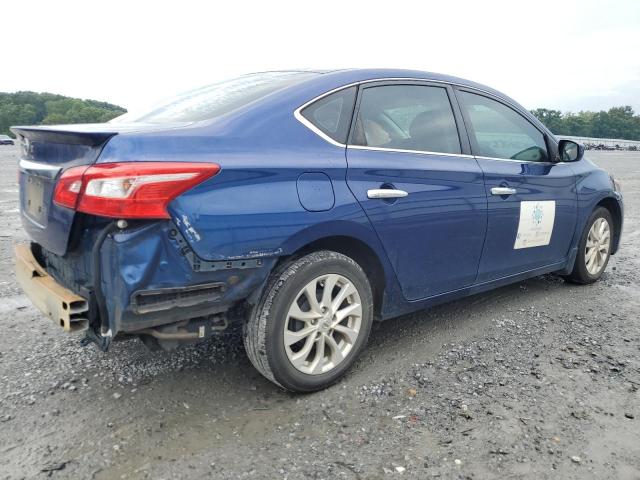 3N1AB7AP7KY293698 - 2019 NISSAN SENTRA S BLUE photo 3