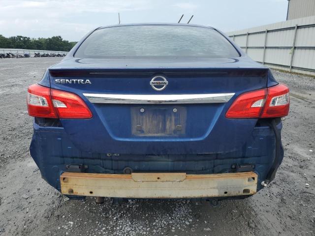 3N1AB7AP7KY293698 - 2019 NISSAN SENTRA S BLUE photo 6