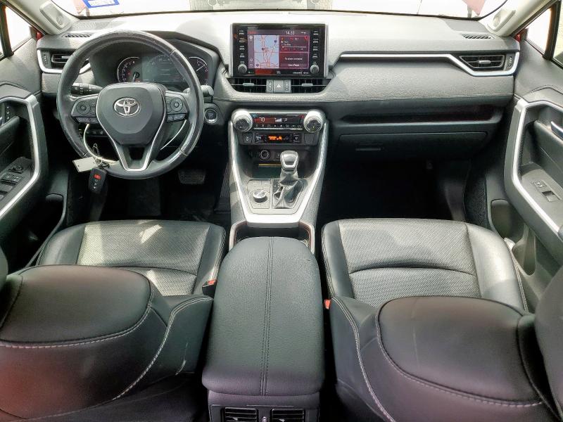 JTMN1RFV8KD521988 - 2019 TOYOTA RAV4 LIMITED წითელი ფოტო 8