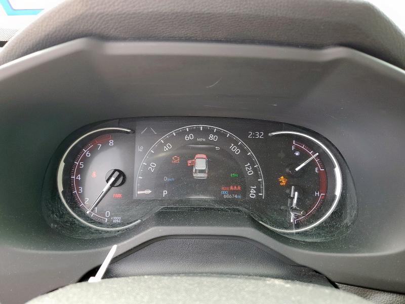 JTMN1RFV8KD521988 - 2019 TOYOTA RAV4 LIMITED წითელი ფოტო 9