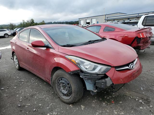 KMHDH4AE3GU570696 - 2016 HYUNDAI ELANTRA SE RED photo 4