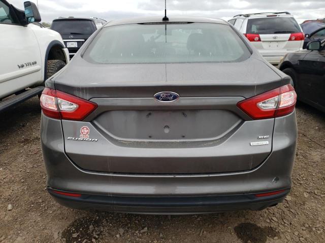 3FA6P0HR4DR246960 - 2013 FORD FUSION SE GRAY photo 6