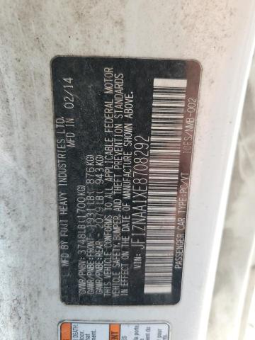 JF1ZNAA1XE8708292 - 2014 TOYOTA SCION FR-S WHITE photo 13