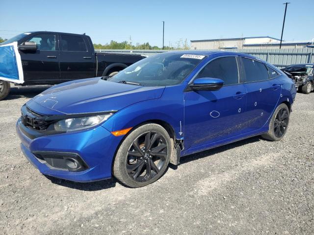 2HGFC2F80MH016387 - 2021 HONDA CIVIC SPORT BLUE photo 1