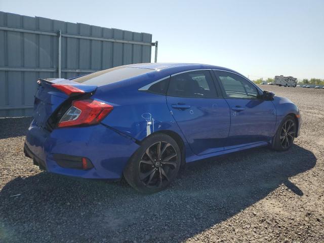 2HGFC2F80MH016387 - 2021 HONDA CIVIC SPORT BLUE photo 3
