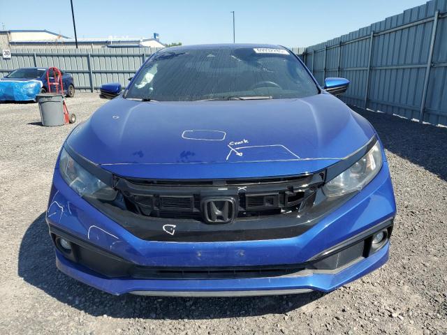 2HGFC2F80MH016387 - 2021 HONDA CIVIC SPORT BLUE photo 5