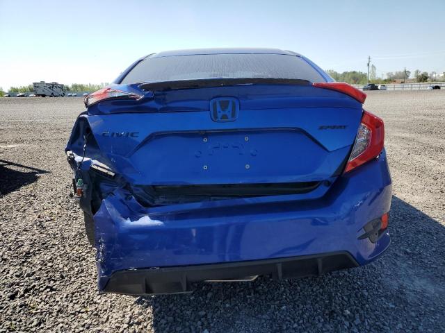 2HGFC2F80MH016387 - 2021 HONDA CIVIC SPORT BLUE photo 6